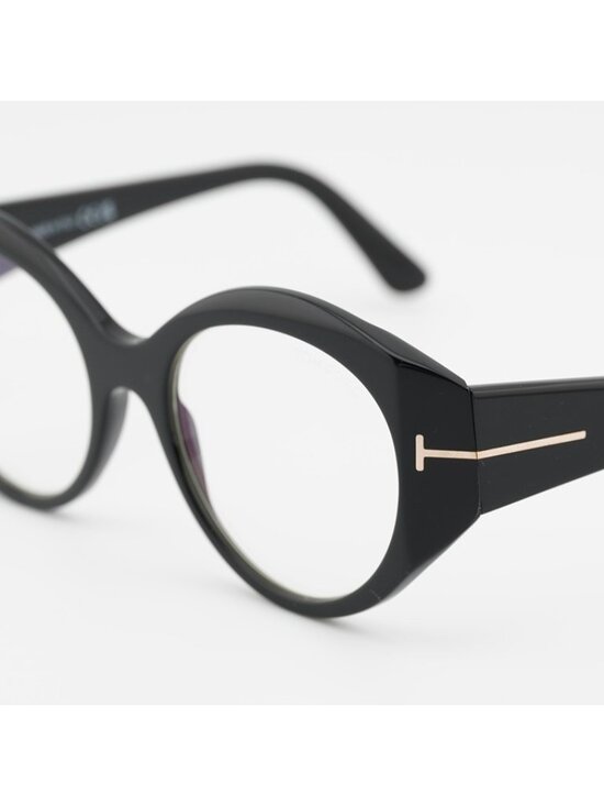 Tom Ford FT5950-B 001 Eyeglasses Black 53mm Oval Frame main image 5